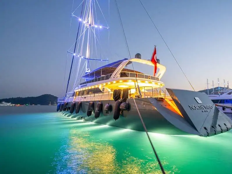 North Wind Gulet Kiralama | 47 Metre Lüks Gulet ile Mavi Yolculuk