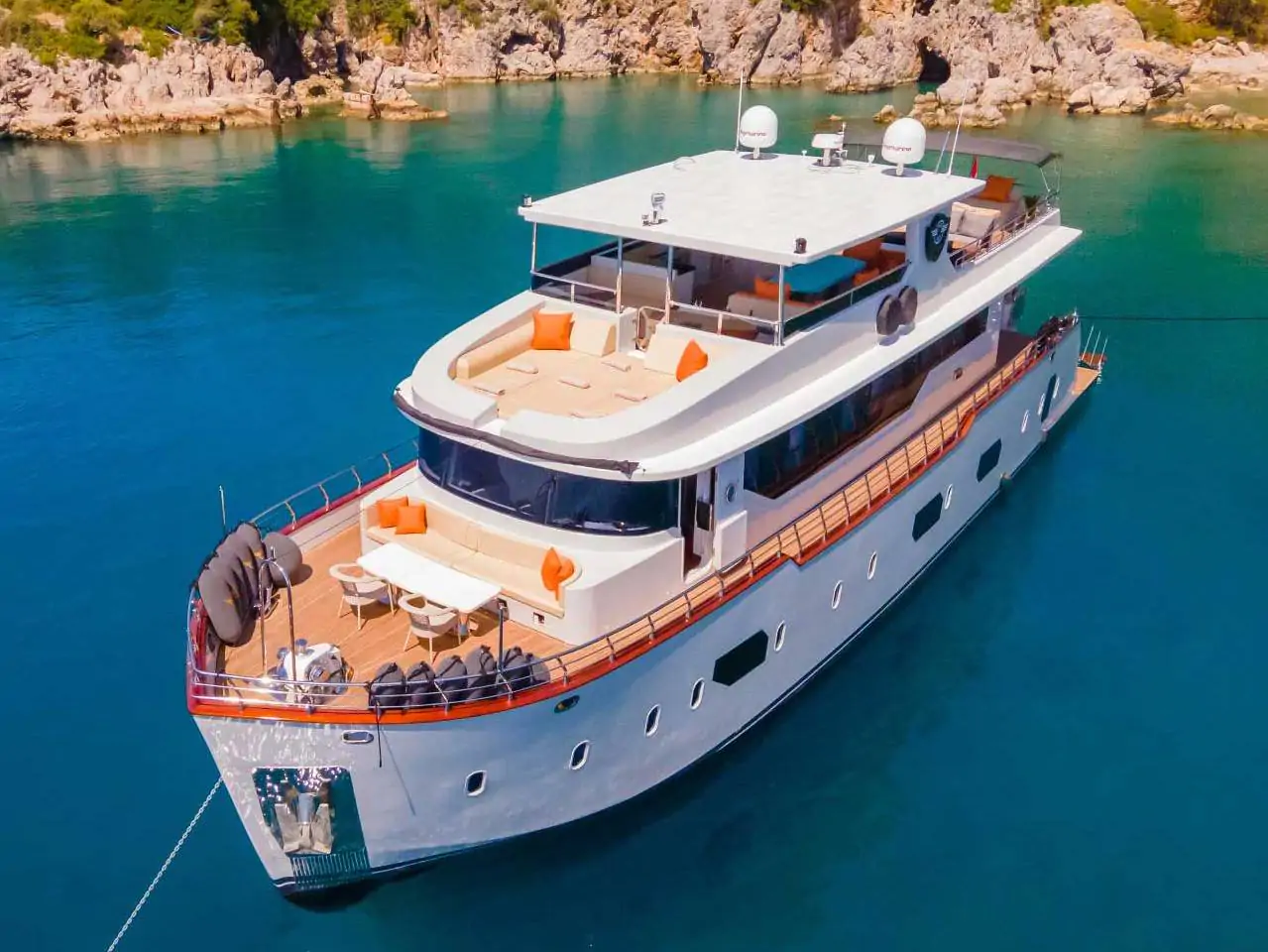 Luxurious Trawler Yacht For Privet Charters in Fethiye, Turkey