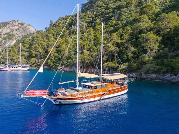 Fethiye Gulet Charter | 3 Cabin 7 Guests Blue Cruise in Göcek Bays